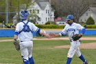 Baseball vs Babson  Wheaton College Baseball vs Babson during NEWMAC Championship Tournament. - (Photo by Keith Nordstrom) : Wheaton, baseball, NEWMAC